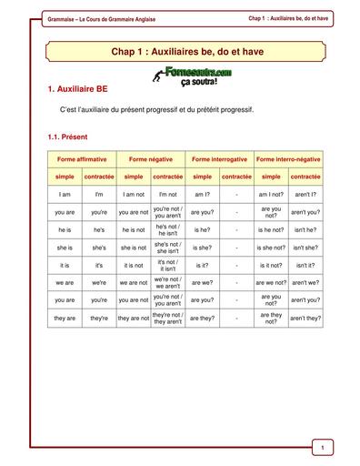 PREPA ENS ANGLAIS COURS DE GRAMMAIRE BY TEHUA