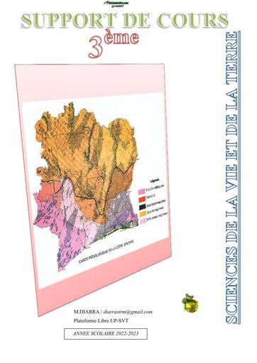 Fascicule SVT SUPPORT 4 DE COURS 3ième APC BY TEHUA