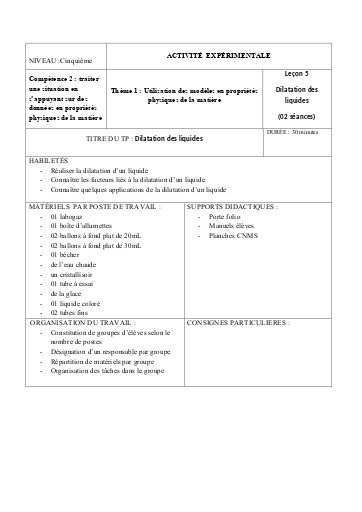 12 Dilatation des liquides