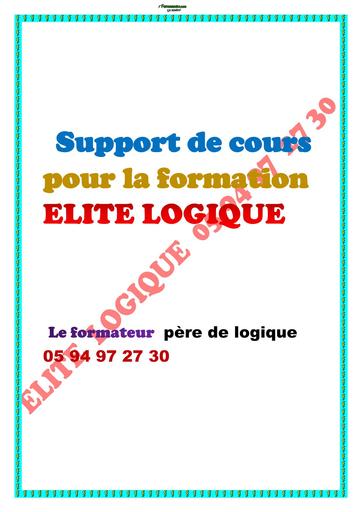 FP Support de Cours de Logique Pour La Formation Elite Logique by TEHUA