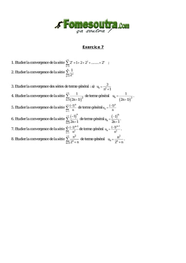 TP 7 de Suites Numériques niveau BTS G2
