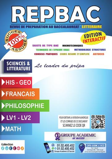 Prepa REPBAC LITTERAIRE 2023 OFFICIEL by Tehua