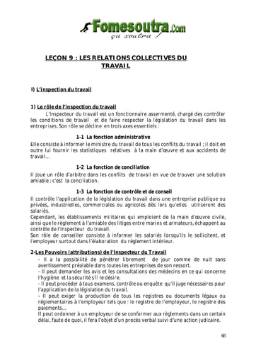 Les relations collectives du travail - Tle G1 et G2