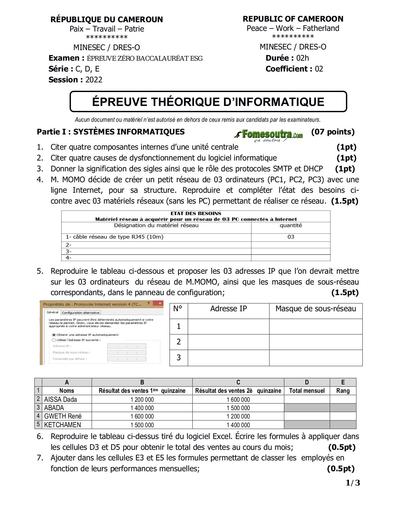 BAC D INFO 2022 EPREUVE THEORIQUE D'INFORMATIQUE CMR.pdf