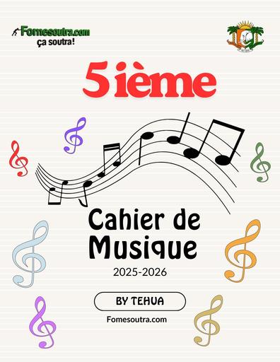 COURS EDUCATION MUSICALE 5ième EN By TEHUA