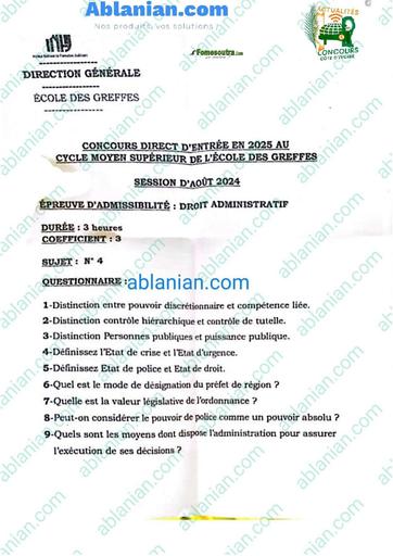 INFJ CMS GREFFES INFJ DROIT ADMINISTRATIF BY TEHUA