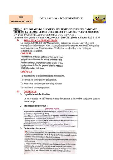 TH L15 LE DISCOURS DIRECT ET INDIRECT-LES VERBES DES 1ER, 2E ET 3E GROUPES AU FUTUR SIMPLE DE L’INDICATIF..pdf