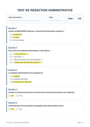 INFAS AS 1 ABOISSO 2026 PREPA COMPO CORRIGE SUR REDACTION ADMINITRATIVE  SUJET 2 by TEHUA pdf
