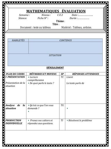 EVALUATION ET REGULATION 1