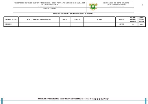 Progres° Techno Schema 1BT Eln