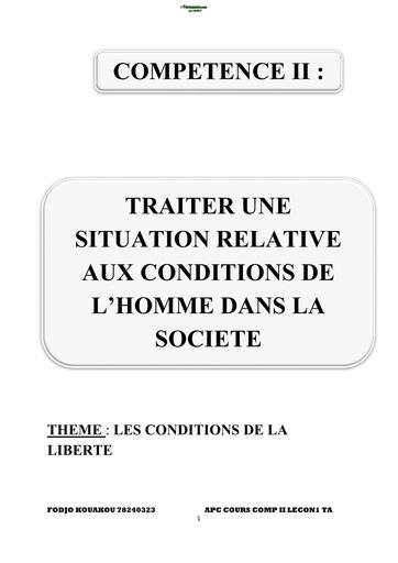 COURS DE PHILO APC SUR LA CONNAISSANCE DE L'HOMME BY TEHUA