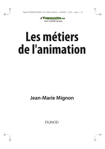 Les métiers de l'animation