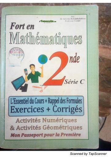 DOCUMENT FORT EN MATHS 2nde C BY TEHUA