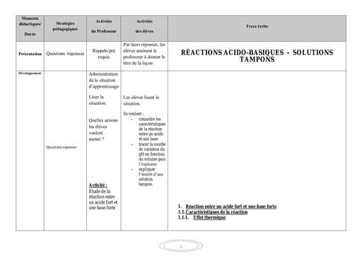 REACTIONS ACIDO BASIQUES SOLUTIONS TAMPONS by Tehua