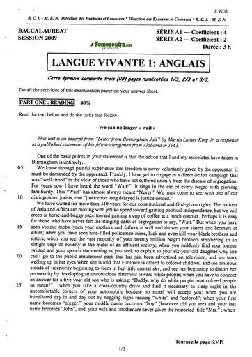Bac a1 a2 angl 2009 by TEHUA