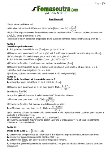 TP 10 étude de fonctions maths niveau Terminale D