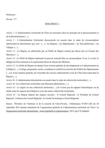 HISTOIRE GEOGRAPHIE 1ière DOCUMENT 1 by TEHUA