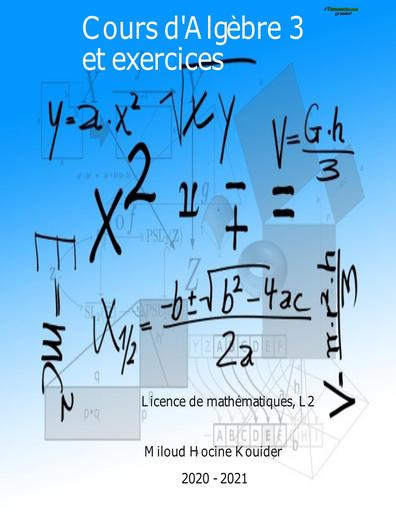 Cours2 Algèbre 3 M I by TEHUA
