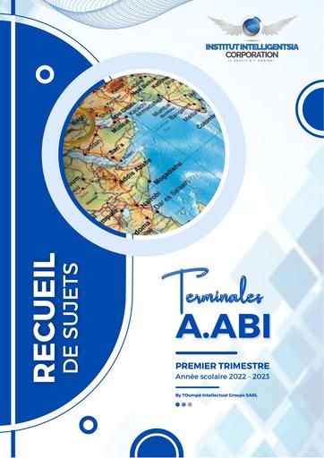 RECUEIL ÉPREUVES TERMINALE A TRIM 1 2022   2023 By Tehua