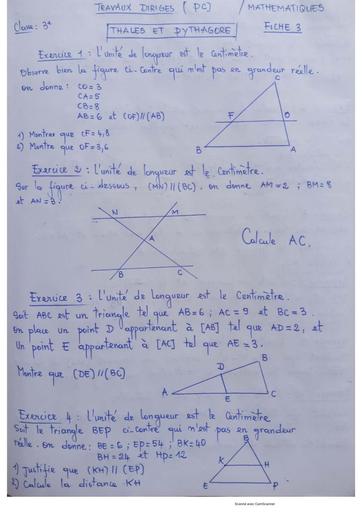 Fiche Travaux dirigés Maths 3ieme N°3 by Tehua.pdf