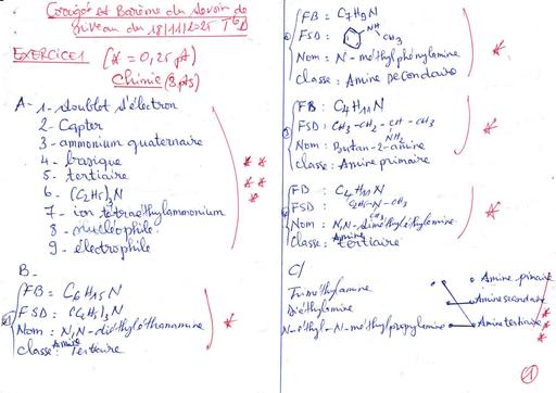 Devoir de niveau N°2 PC Tle D 2025 2026 1er Trimestre Corrigé+Barème By Tehua