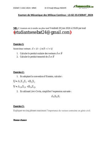 Examen MC ESEBAT 2024 Session 1 BY TEHUA