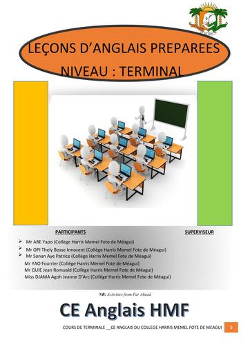 Cours COMPLET D'Anglais Tle 2025 2026
