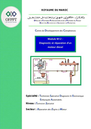 M12 Diagnostic et réparation d un moteur Diesel by Tehua
