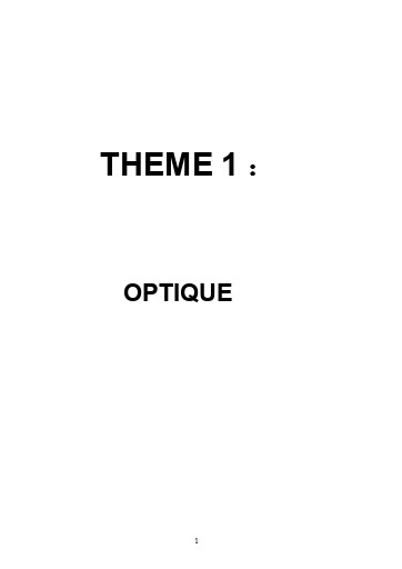 Leçon 2   Propagation de la lumière