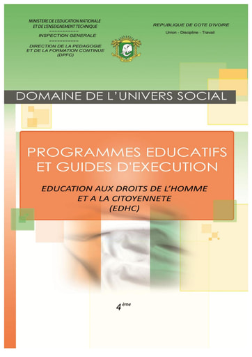 Programmes éducatifs et guides d’exécution EDHC 3eme