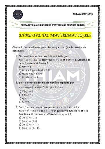 FICHE Extrait de correction de l’épreuve de physique de l’EPT 2022 (THIAM SCIENCES) BY TEHUA