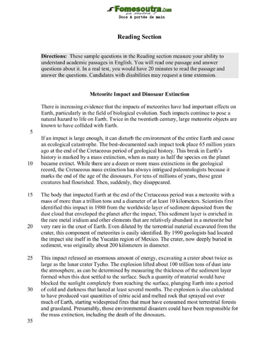 ITP TOEFL Sample Questions (1)