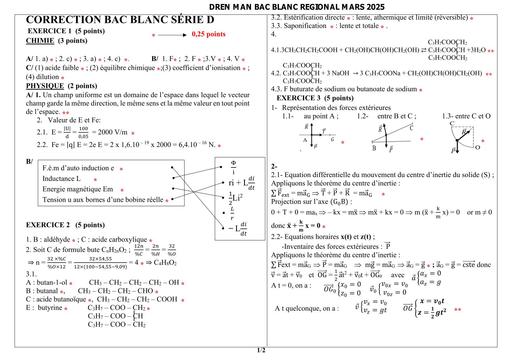 BAC BLANC REGIONAL MARS 2025 DREN MAN PC SERIE D CORRIGE BY TEHUA