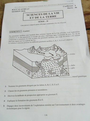 Sujet corrigé et barème de SVT BAC D 2018