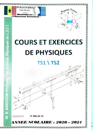 Cours et exercices de physique Tle C&D by Tehua