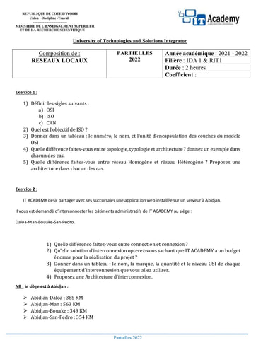 COMPO RESEAUX LOCAUX