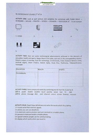 Sujet d'Anglais  Seconde C Lycée Classique Abidjan 2021-2022