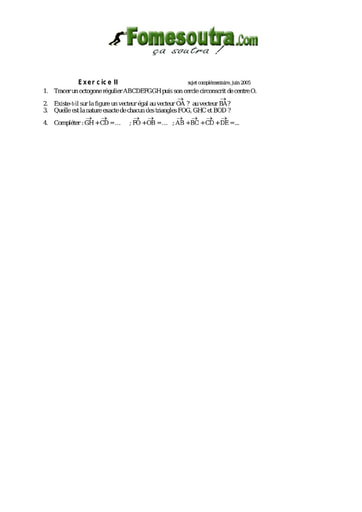 Sujet TP 2 Translation et vecteurs maths niveau 3eme