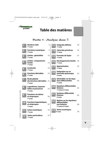 Livre de mathematiques resume du cours en fiches pcsi Tle D by Tehua