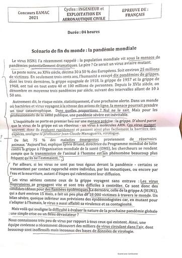 Prepa concours AEMAC anglais et Fr ingenieur 2021 By Tehua