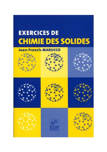 Sup Exercices de chimie des solides by Tehua