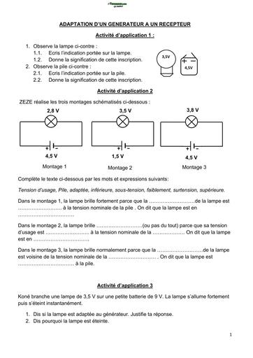 Fascicule PC 5ième BY TEHUA