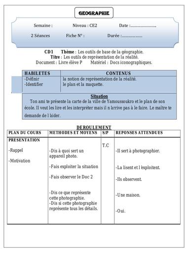 GEOGRAPHIE CE2 converted