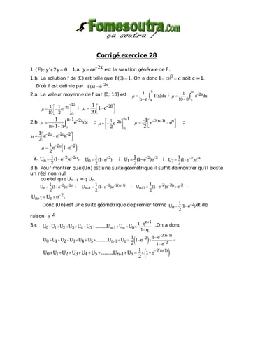 Corrigé TP 4 équations différentielles trigonométrique maths niveau Terminale D