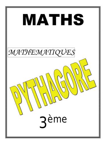 Doc maths 3ième pytagore by Tehua