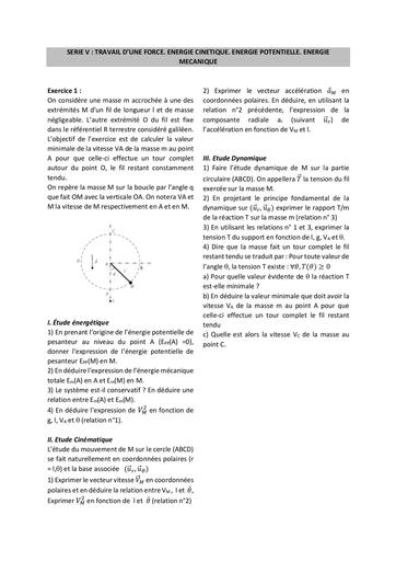 TD SERIE V + VI oscillation licence 1 By inyass