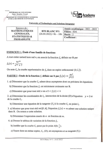 Mathématiques ida