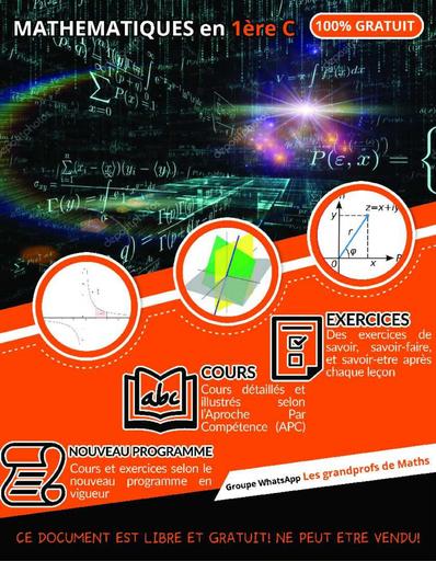 Cours maths 1ere c by M.Tehua