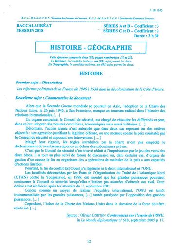 BAC A D C  hist Geo 2018