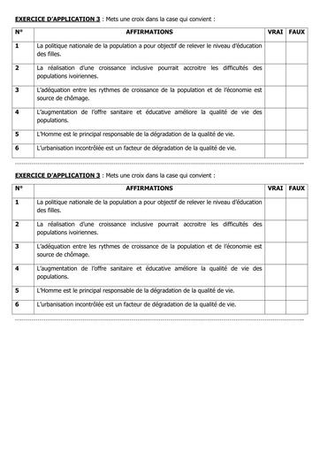 Histoire Geographie 1ière EXERCICE APPLICATION 3 BY TEHUA
